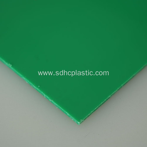 Two color HDPE sheets for playground equipment